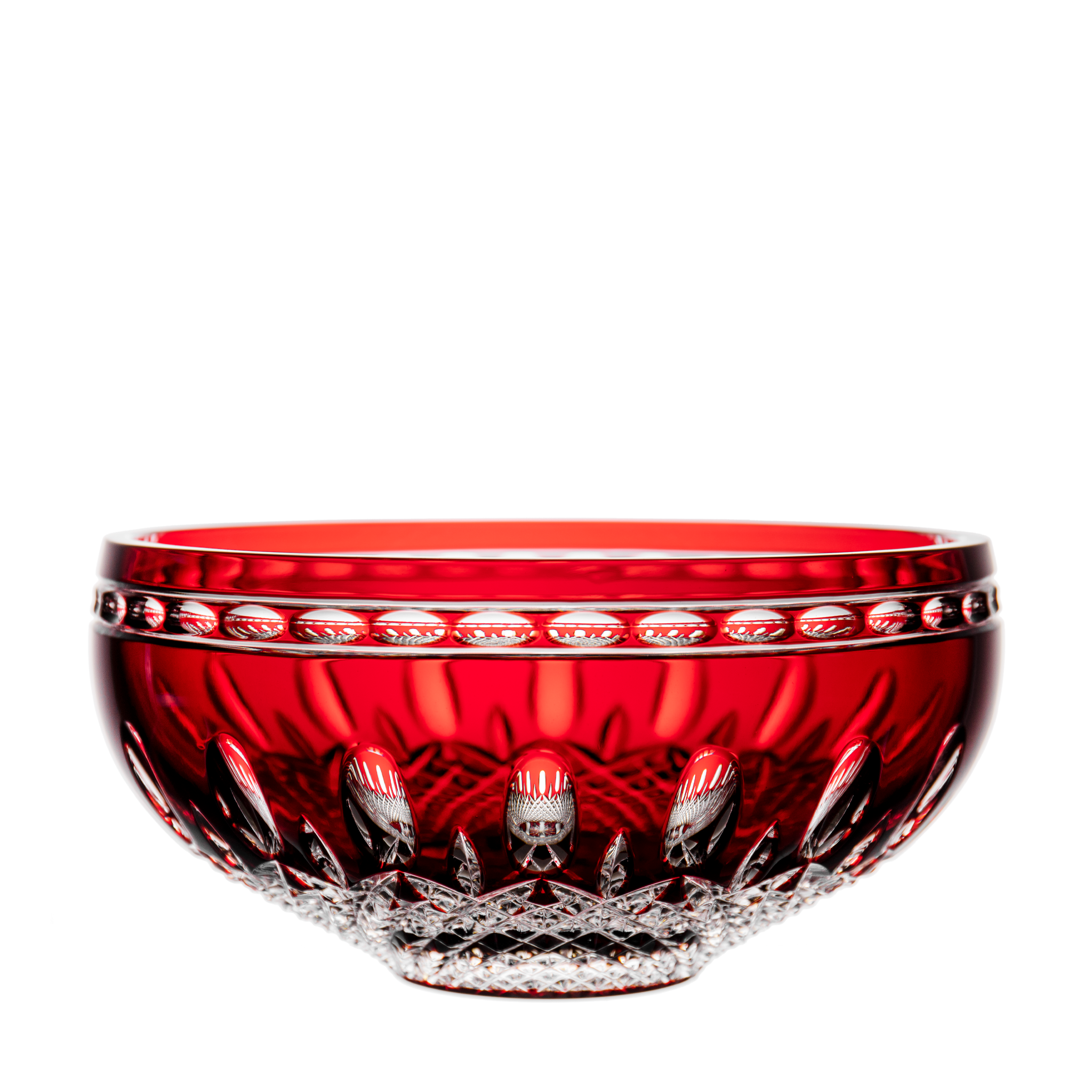 Waterford Clarendon Ruby Red Small Wine Glass - Ajka Crystal