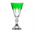 Cristal de Paris Eminence Green Water Goblet