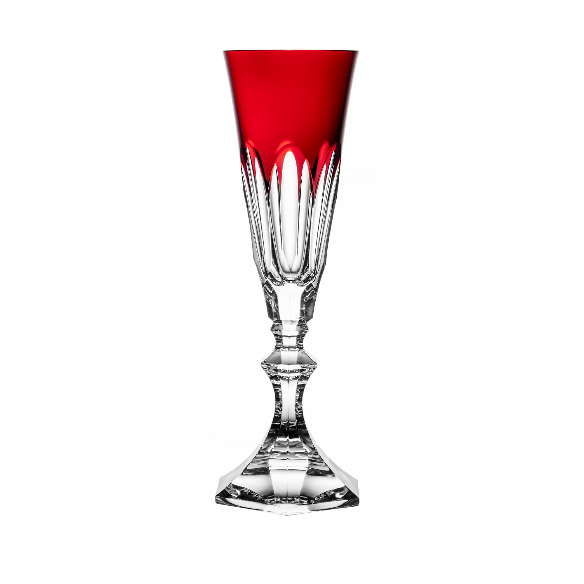 Cristal de Paris Eminence Ruby Red Champagne Flute