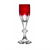 Cristal de Paris Empire Ruby Red Champagne Flute