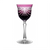 Cristal de Paris Gerard Purple Small Wine Glass