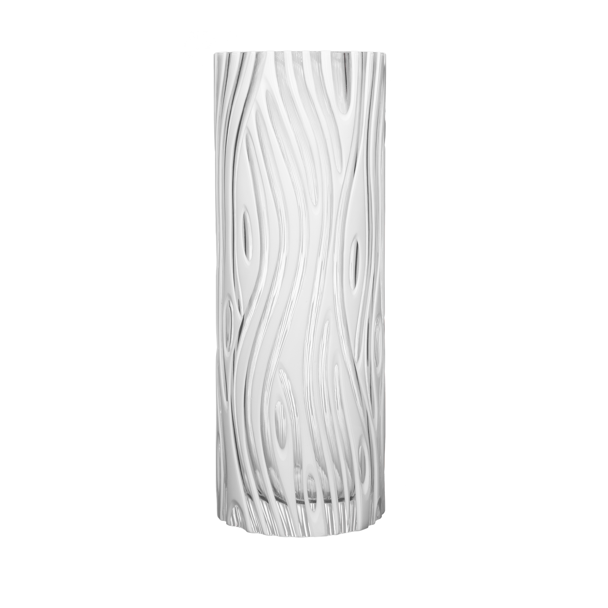 Christian Dior White Vase 11.8 in - Ajka Crystal