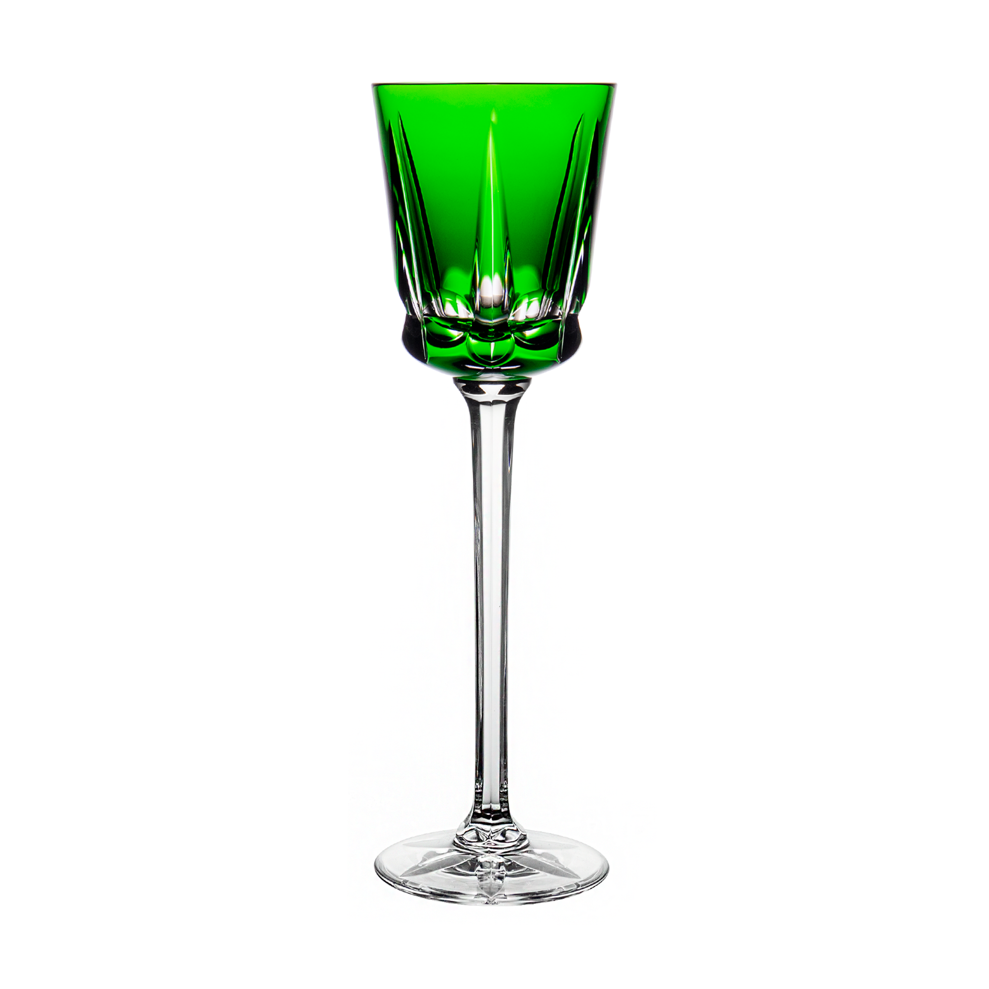Cristal de Sèvres Segovie T298 Green Small Wine 9.6in