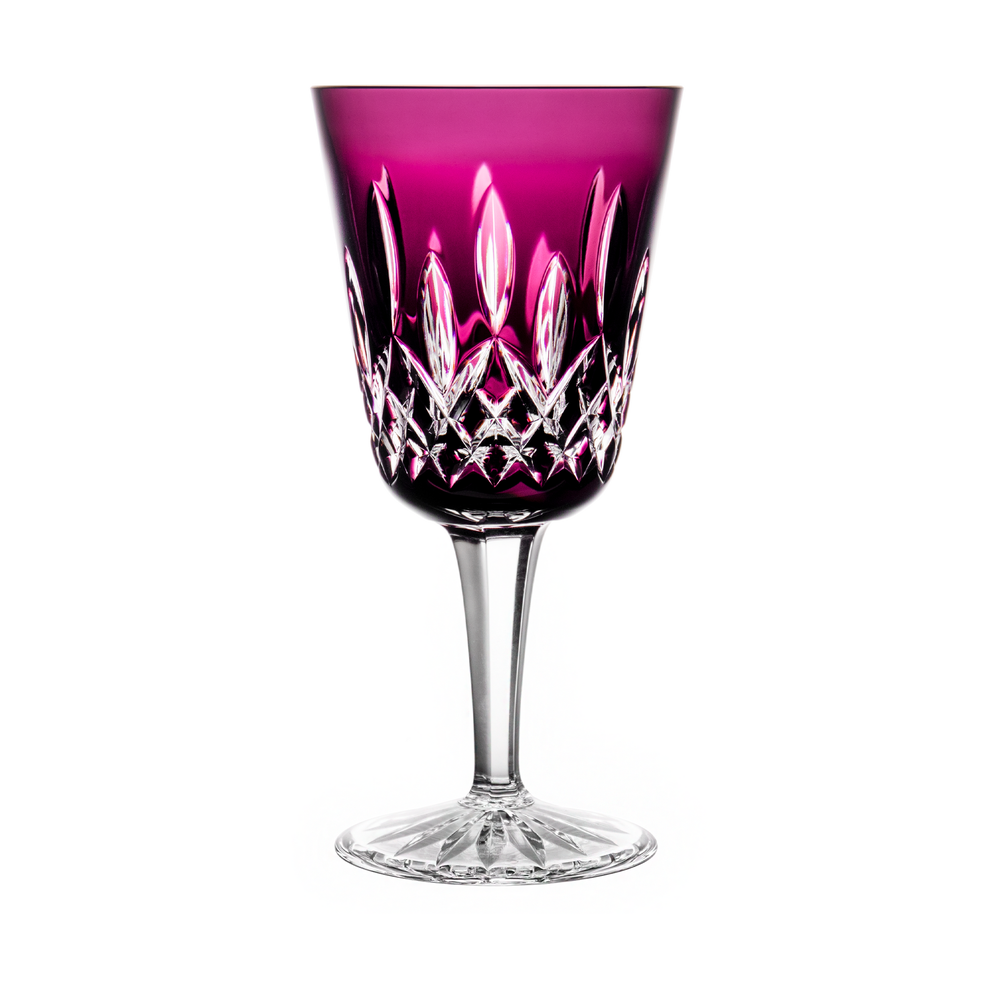 Waterford Lismore Purple Water Goblet