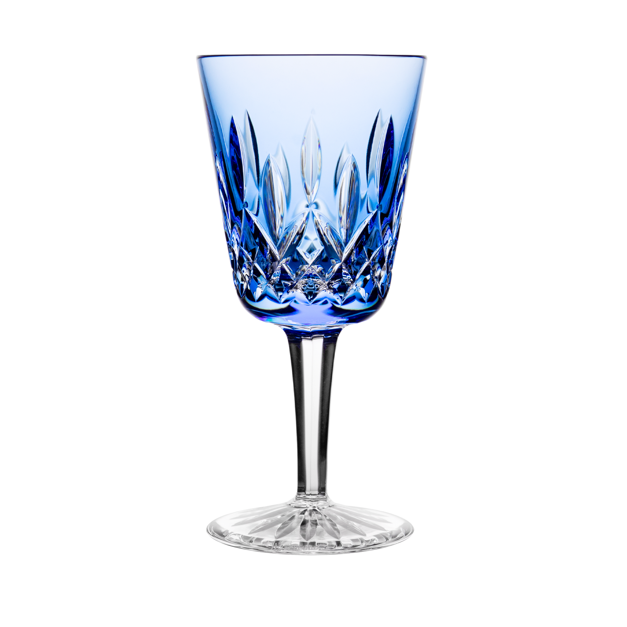 Waterford Lismore Light Blue Water Goblet