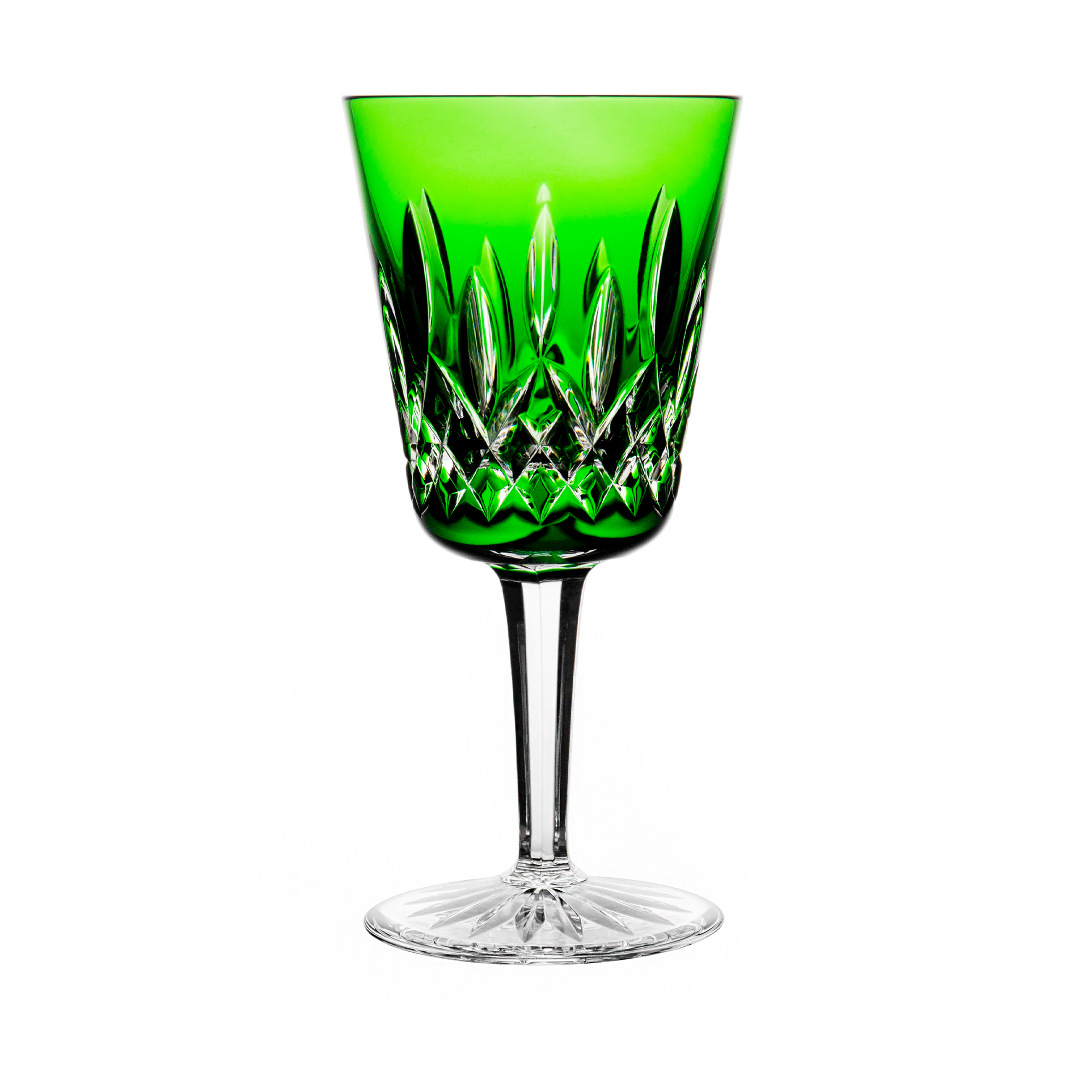 Waterford Lismore Green Water Goblet