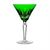 Waterford Lismore Green Martini Glass