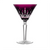 Waterford Lismore Purple Martini Glass