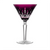 Copo de Martini Roxo Waterford Lismore