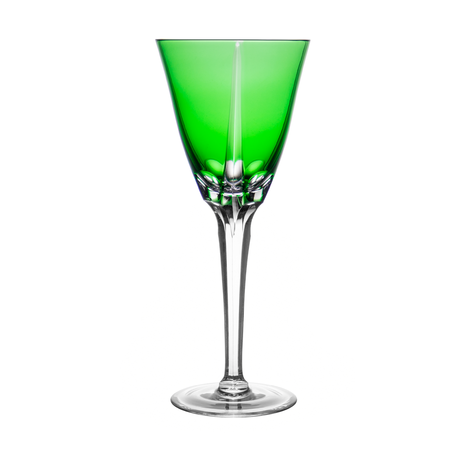 Birks Crystal California Green Water Goblet