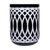 Christian Dior Double Cased Black Vase 5.9 in