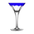 Fabergé Grand Duke Blue Martini Glass