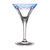 Fabergé Grand Duke Light Blue Martini Glass