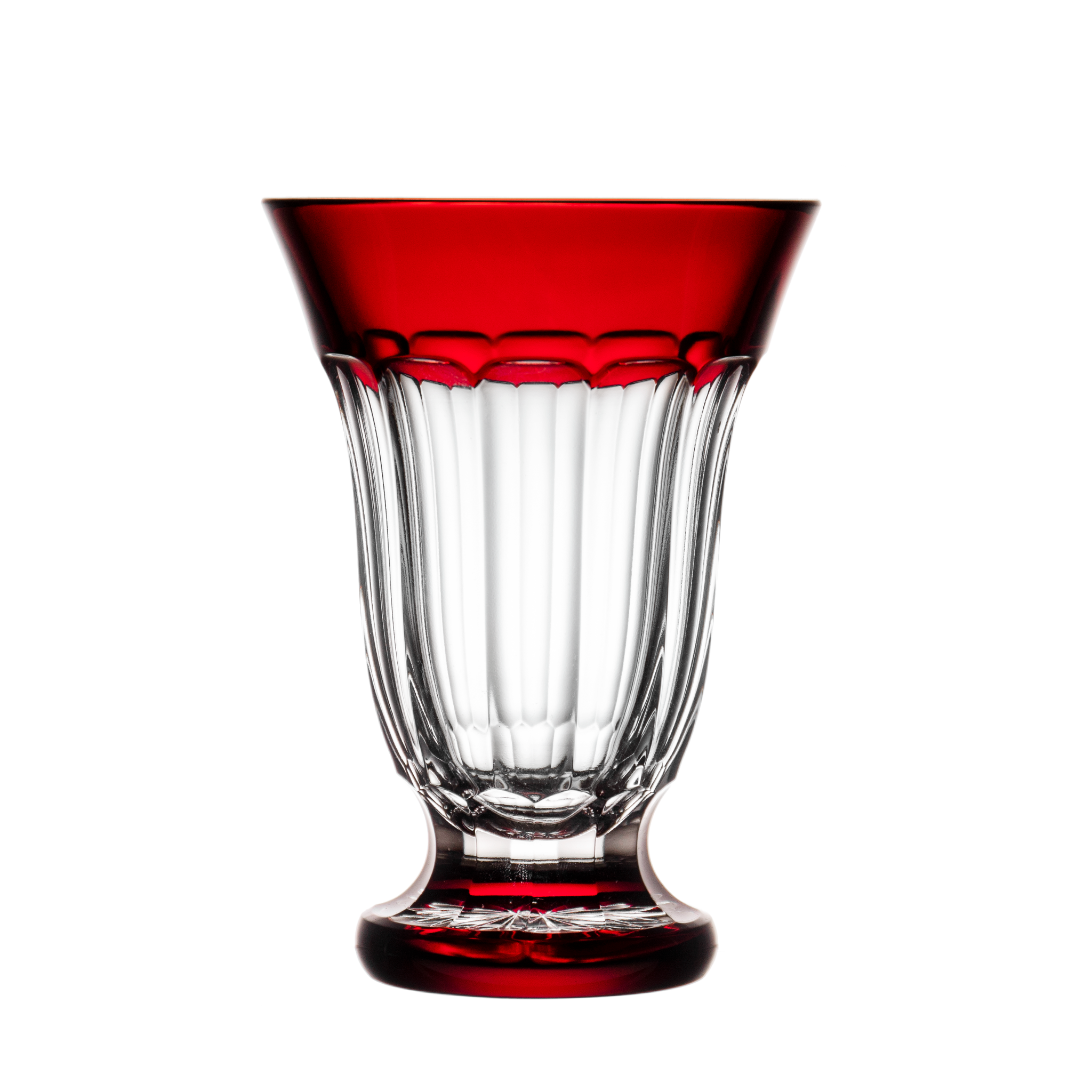 Waterford Simply Ruby Red Vase 4.9 in - Ajka Crystal