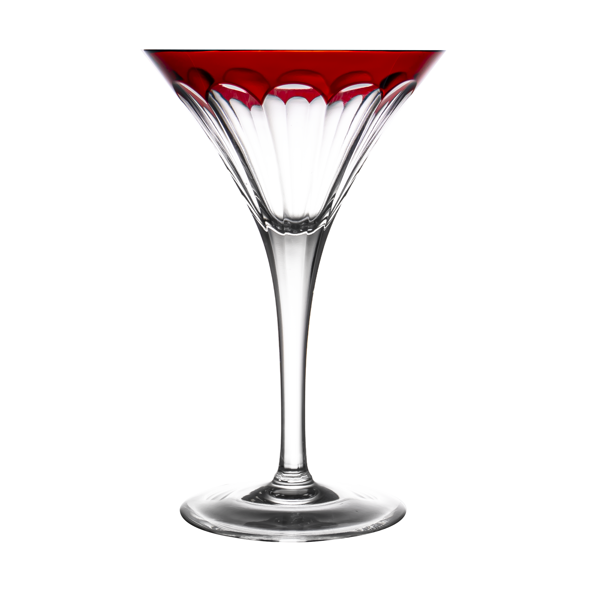 NOVICA Ruby Red (Set of 6) Martini Glasses, 6.5 Tall: Martini  Glasses