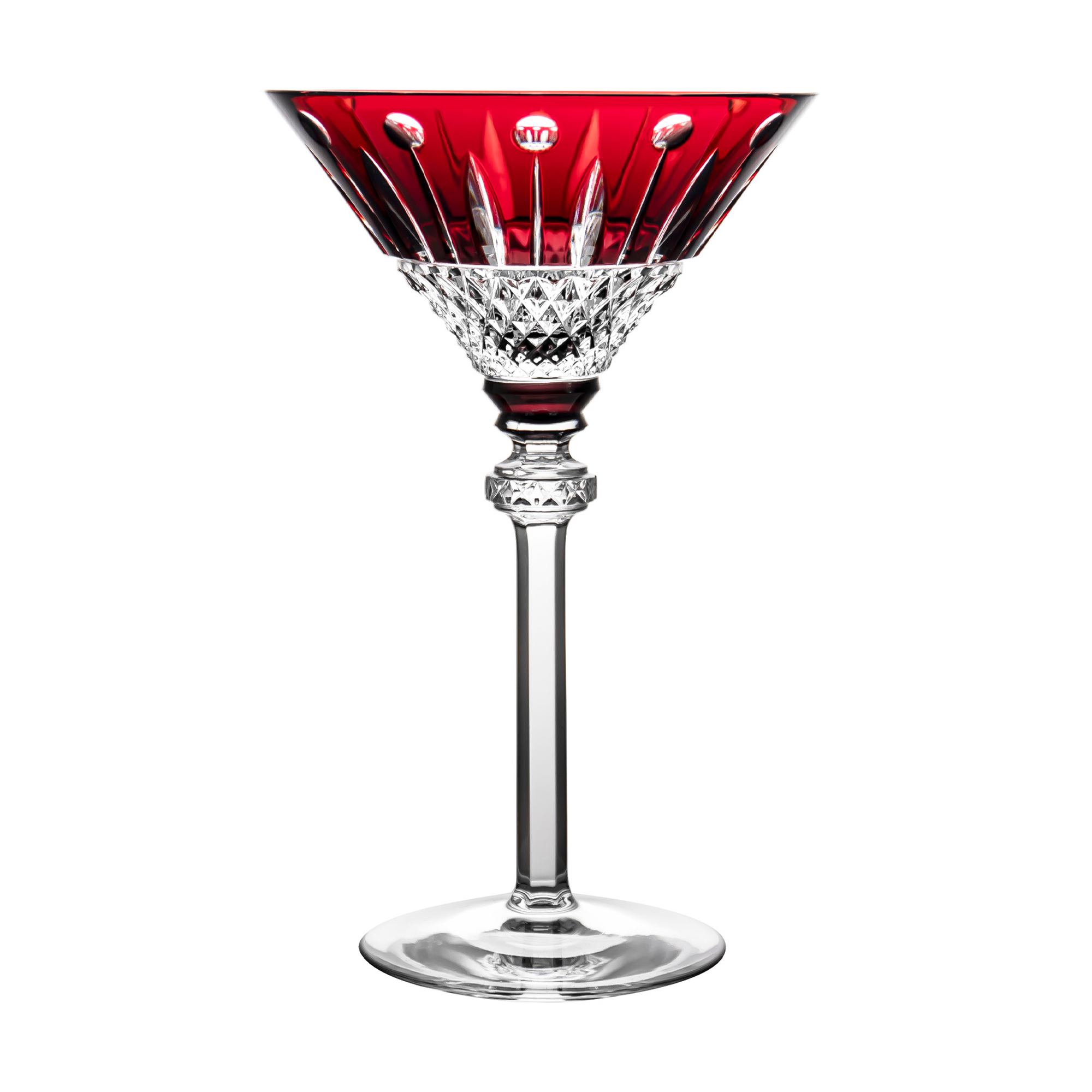 Fabergé Xenia Ruby Red Martini Glass