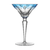 Fabergé Grand Palais Light Blue Martini Glass