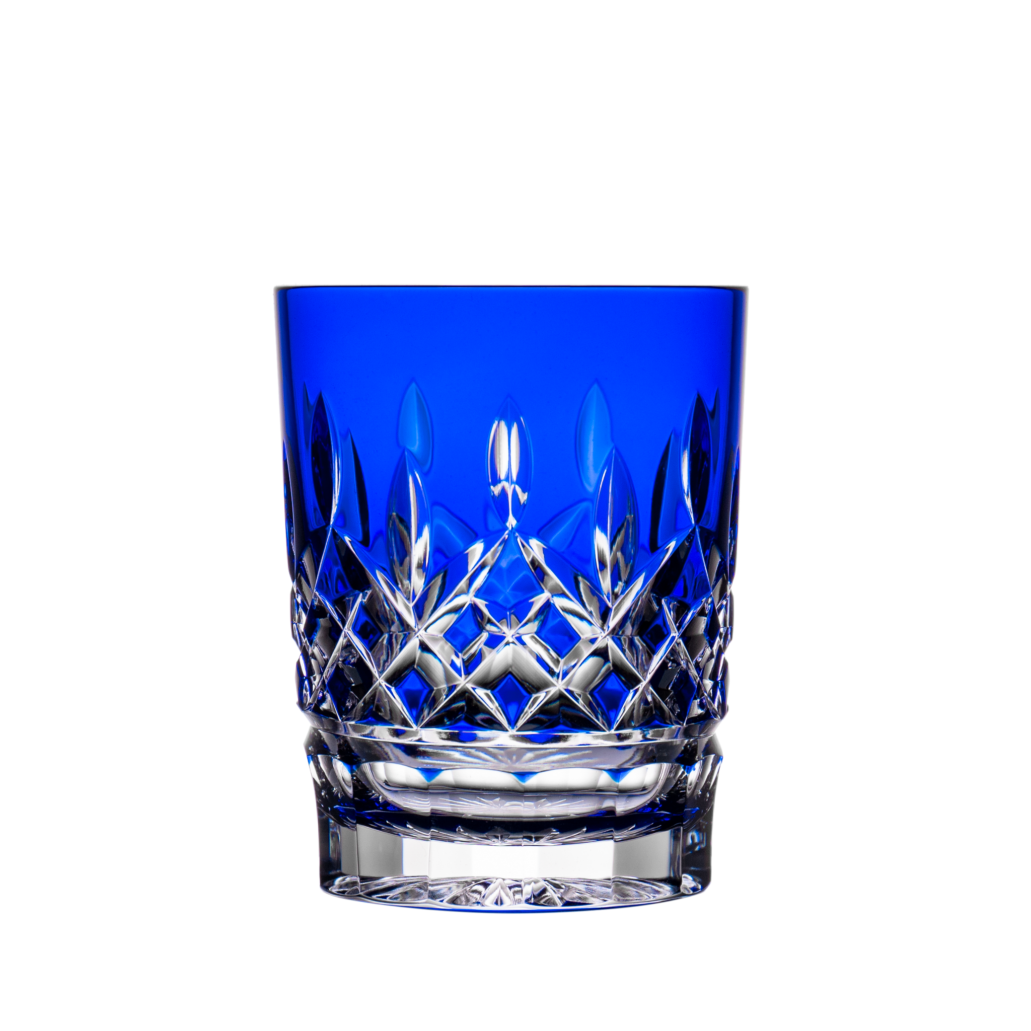 Waterford Lismore Blue Old Fashioned - Ajka Crystal