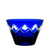 Birks Crystal Diamond Blue Bowl 9.1 in
