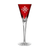 Birks Crystal Fidelity Ruby Red  Champagne Flute