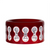 BVLGARI Double Cased Ruby Red Bowl 5.9 in