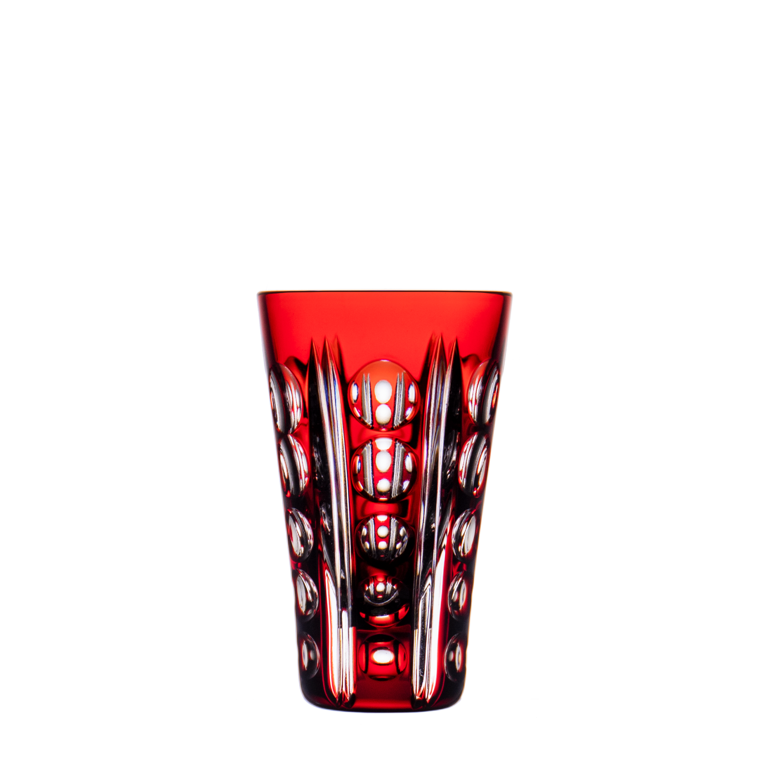 Fabergé Odessa Ruby Red Small Wine Glass 2nd Edition - Ajka Crystal