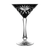 Fabergé Odessa Black Martini Glass