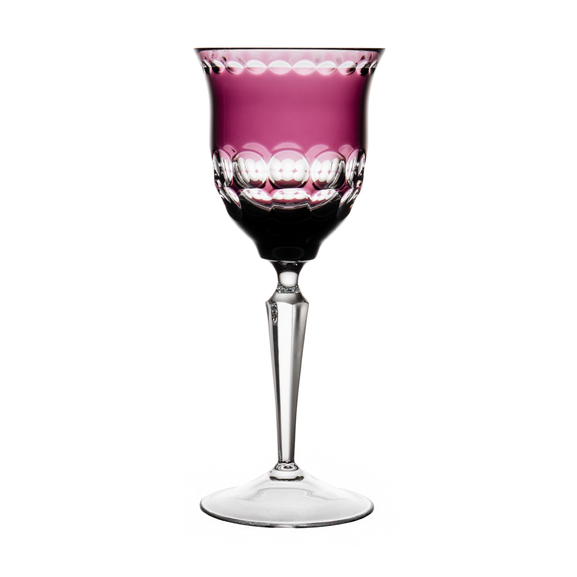 Birks Crystal Chloe Purple  Small Wine Glass