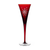 Birks Crystal Fidelity Ruby Red Champagne Flute