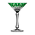 Fabergé Xenia Green Martini Glass