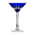 Birks Crystal Soleil Blue Martini Glass
