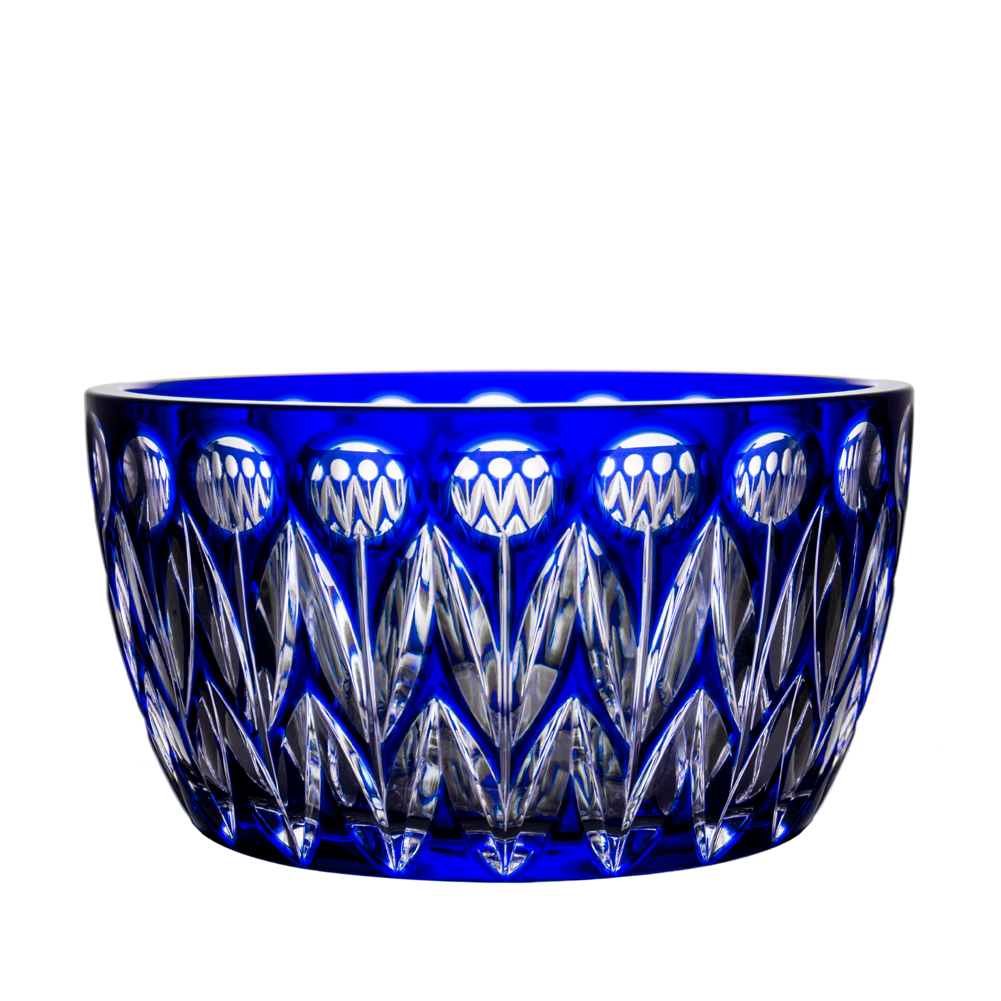 Fabergé Tulip Blue Bowl 9.8 in