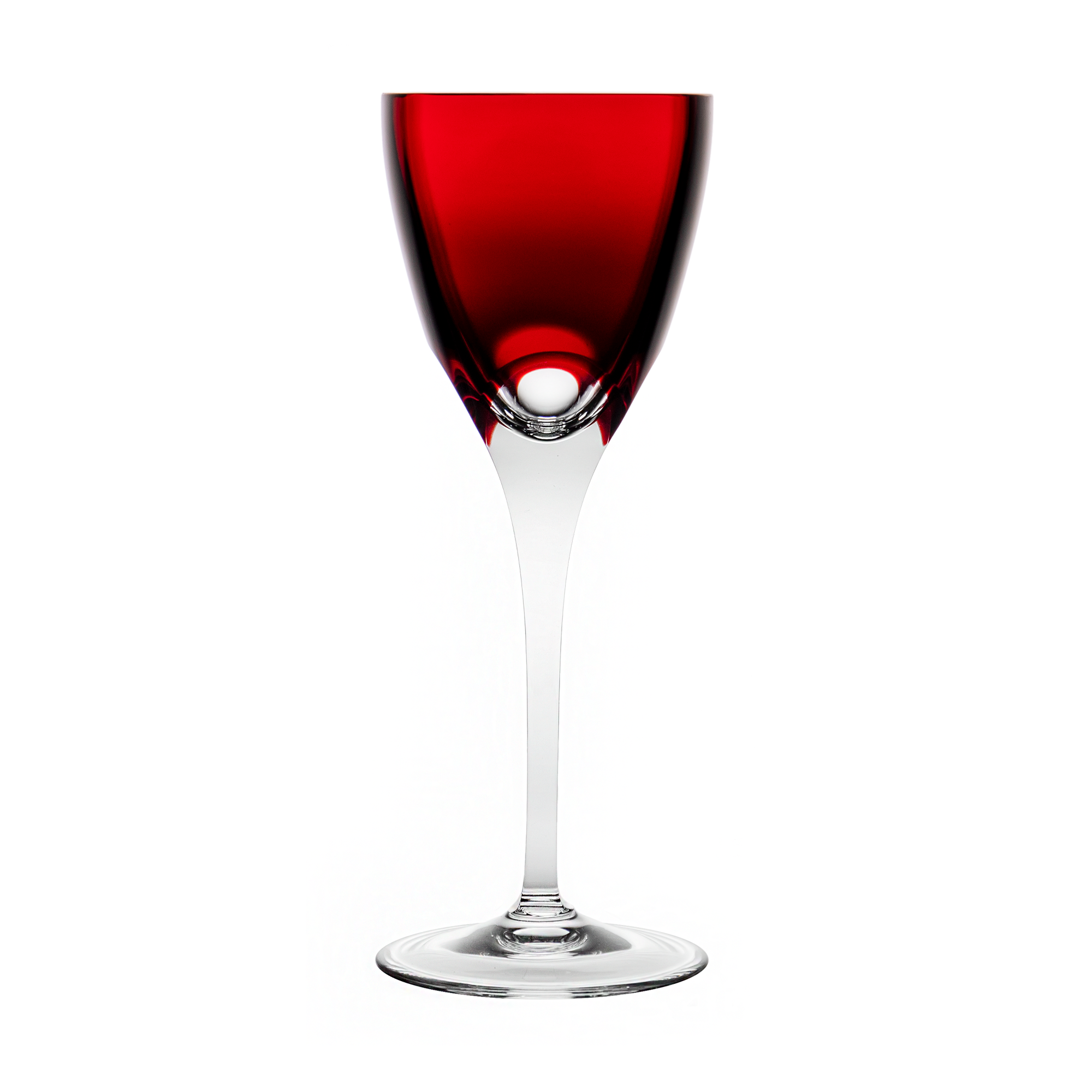 Richard Ginori Petalo Ruby Red Large Wine Glass