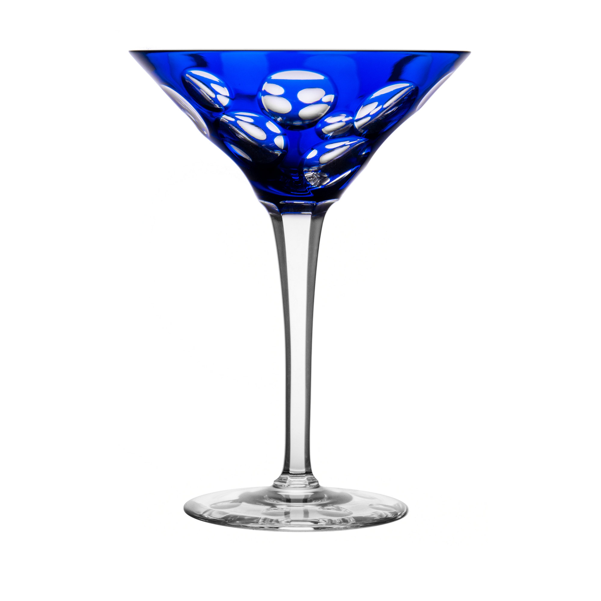 Fabergé Bubbles Blue Martini Glass