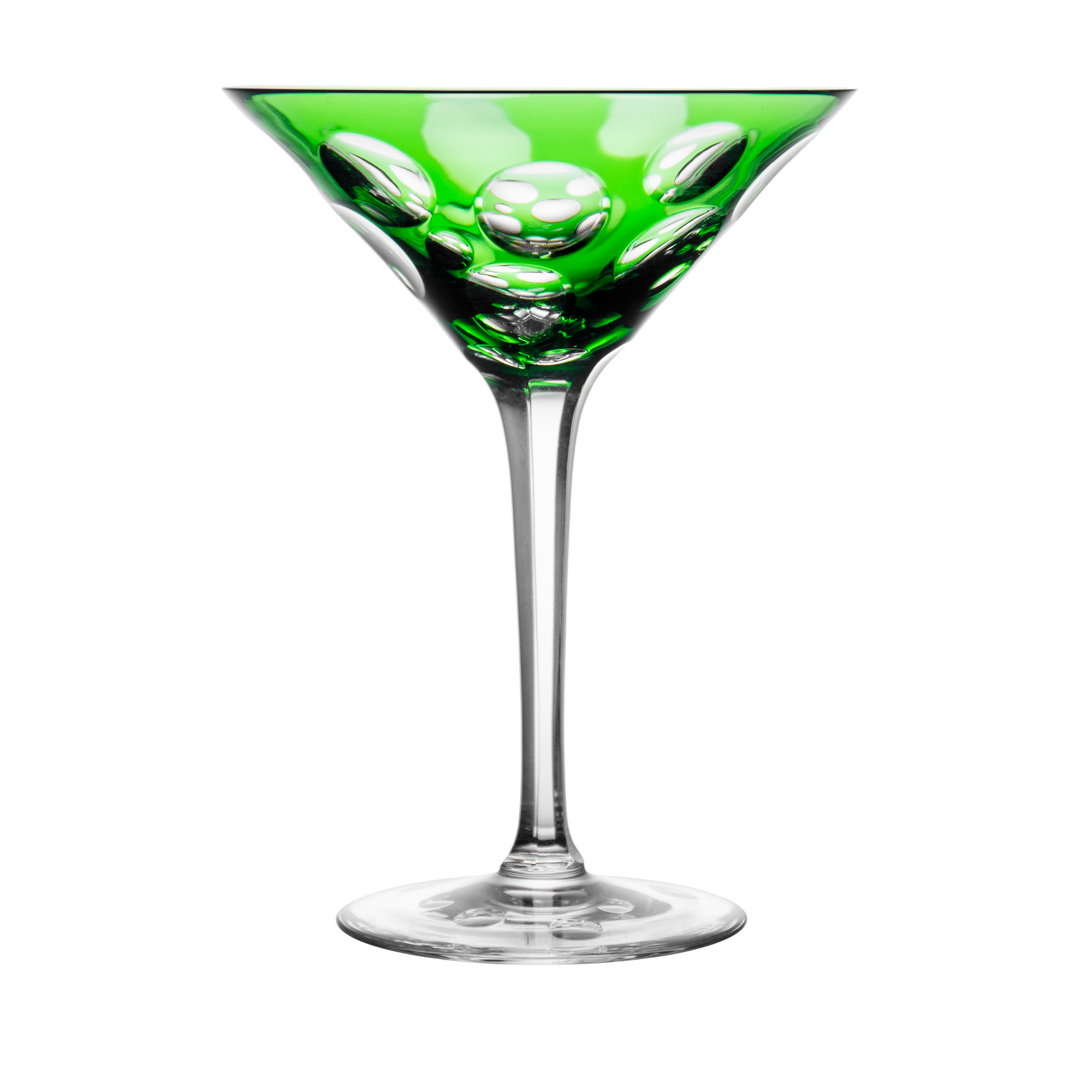 Fabergé Bubbles Green Martini Glass