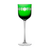 Birks Crystal Stella Green Small Wine Glass