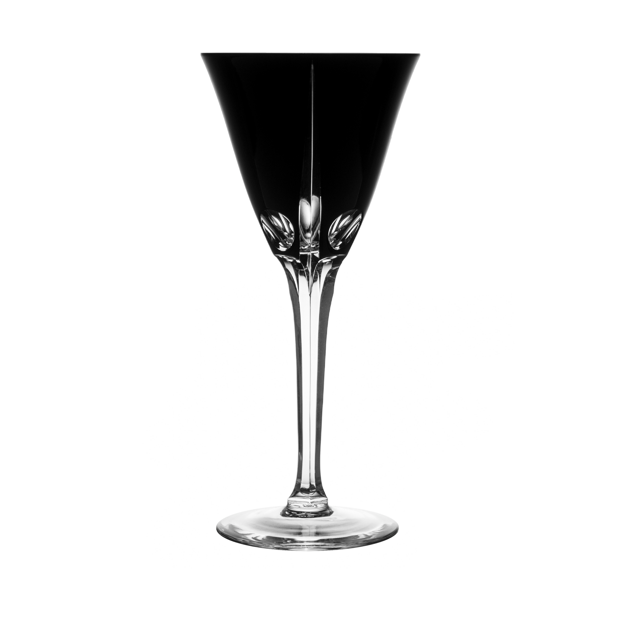 Birks Crystal California Black Water Goblet
