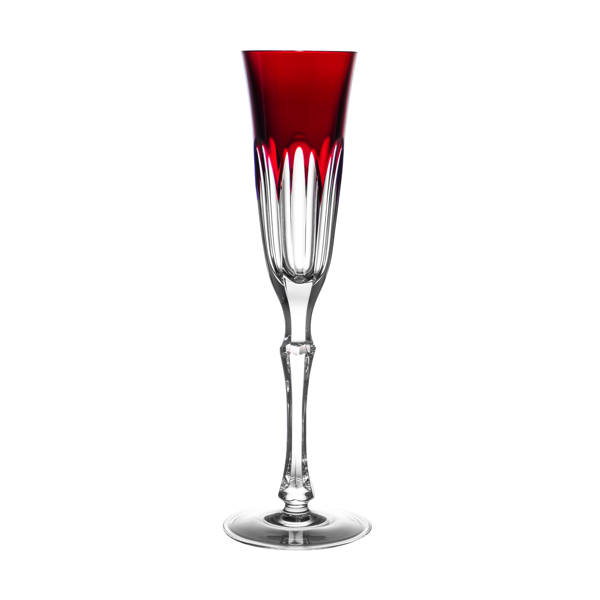 Fabergé Lausanne Ruby Red Champagne Flute 1st Edition