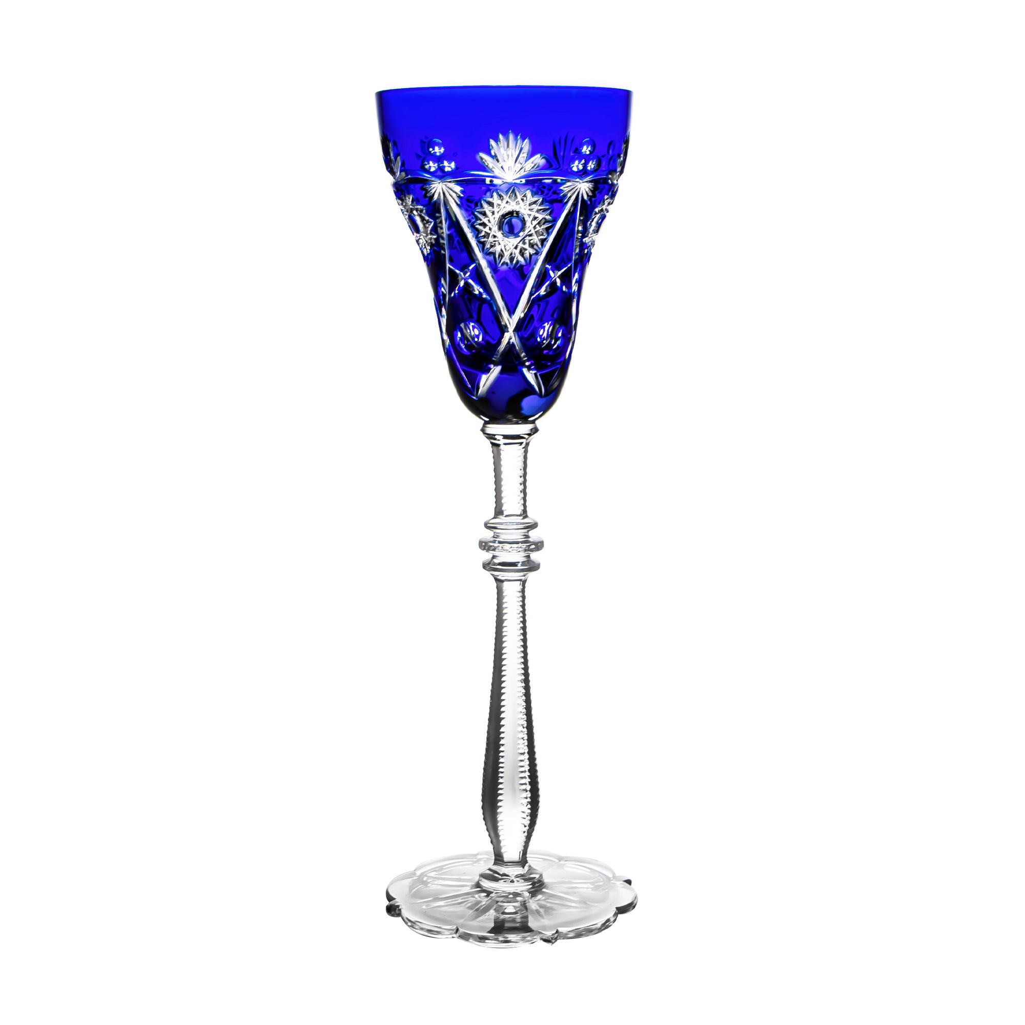 Cristal de Paris Impérial Blue Water Goblet