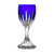 Cristal de Paris Avoriaz Blue Large Wine Glass