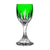 Cristal de Paris Avoriaz Green Large Wine Glass