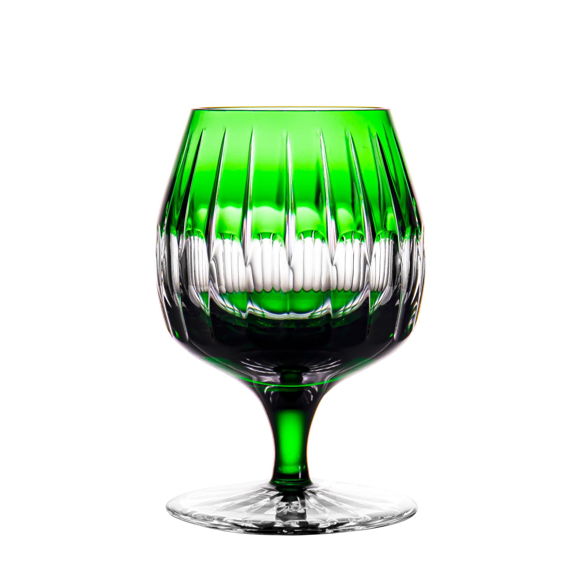 Fabergé Na Zdorovye Green Brandy Glass