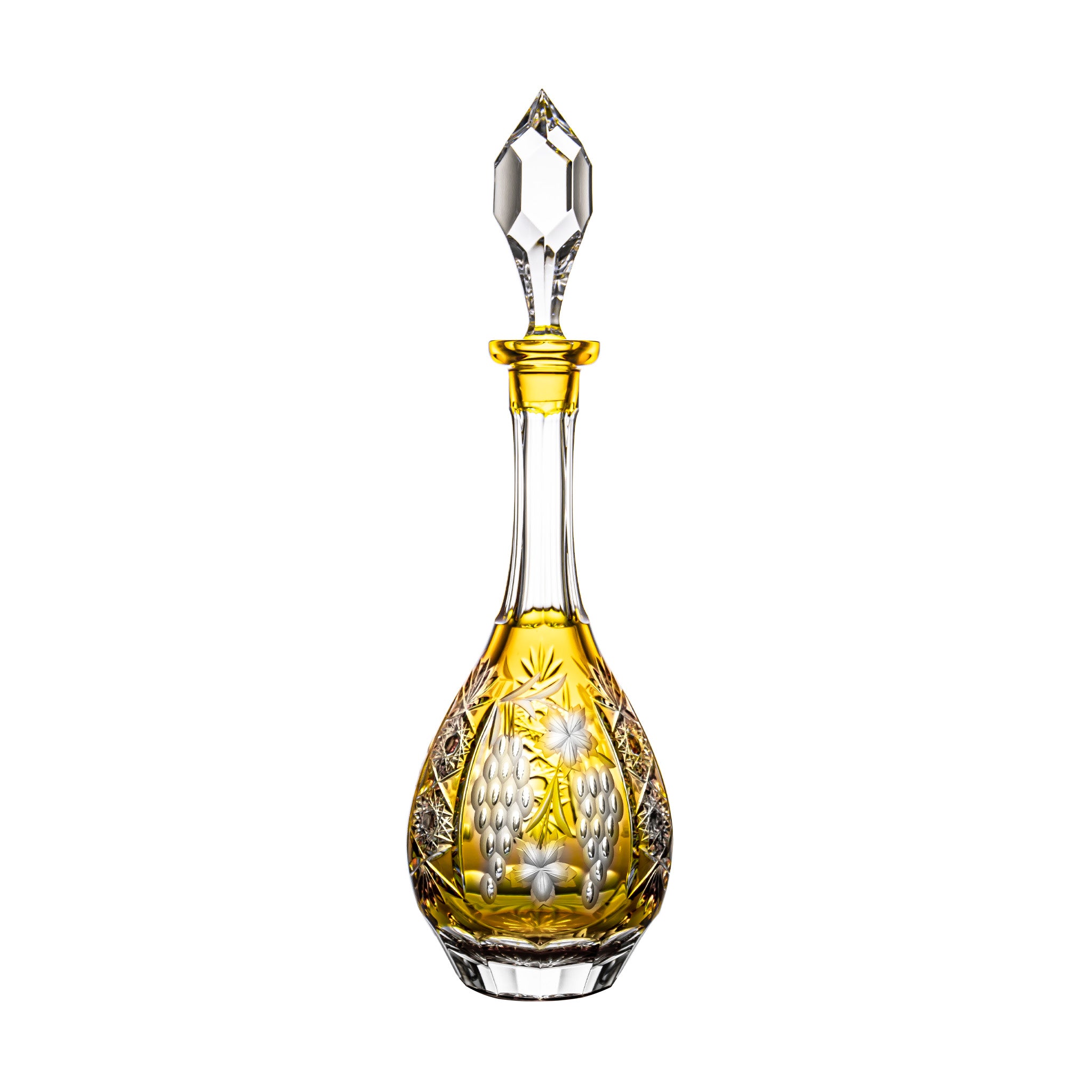 Marsala Golden Decanter 25.4 oz - Ajka Crystal