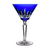 Waterford Lismore Blue Martini Glass