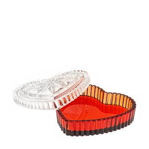 Beloved Ruby Red - Clear Heart Box
