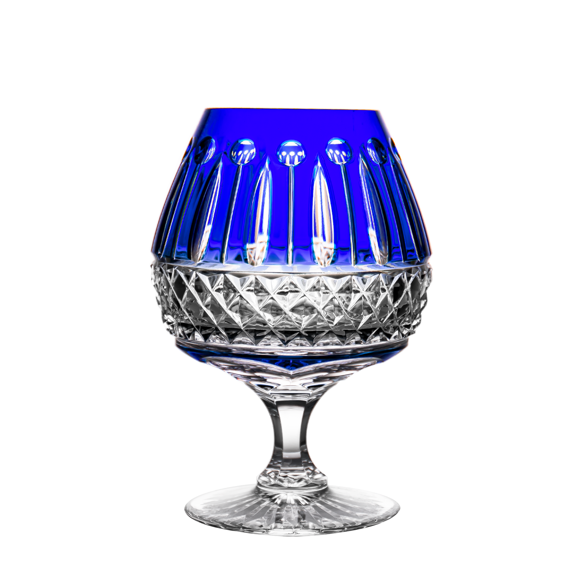 Fabergé Xenia Blue Brandy Glass
