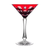 Fabergé Na Zdorovye Ruby Red Martini Glass