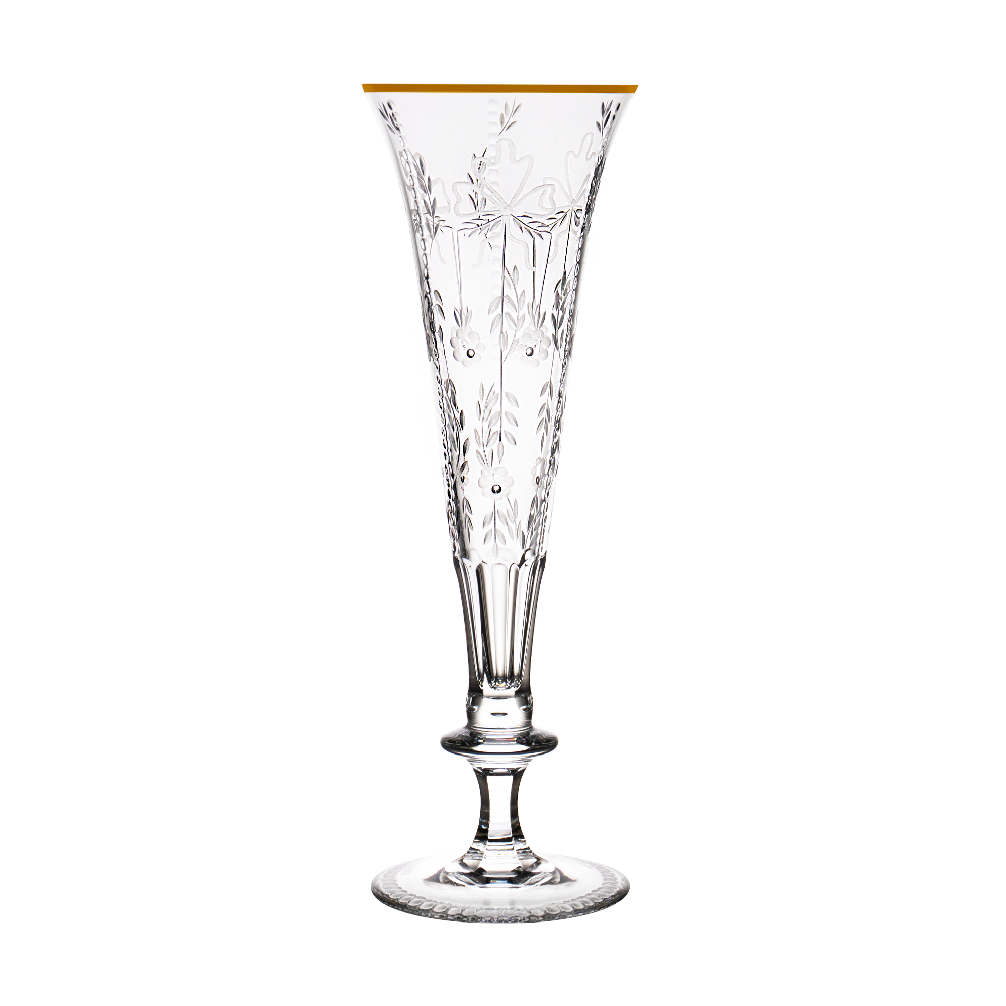 Fabergé Gatchina Champagne Flute With Gold Rim