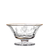 Fabergé Gatchina Salt Dish With Gold Rim 2.5 in