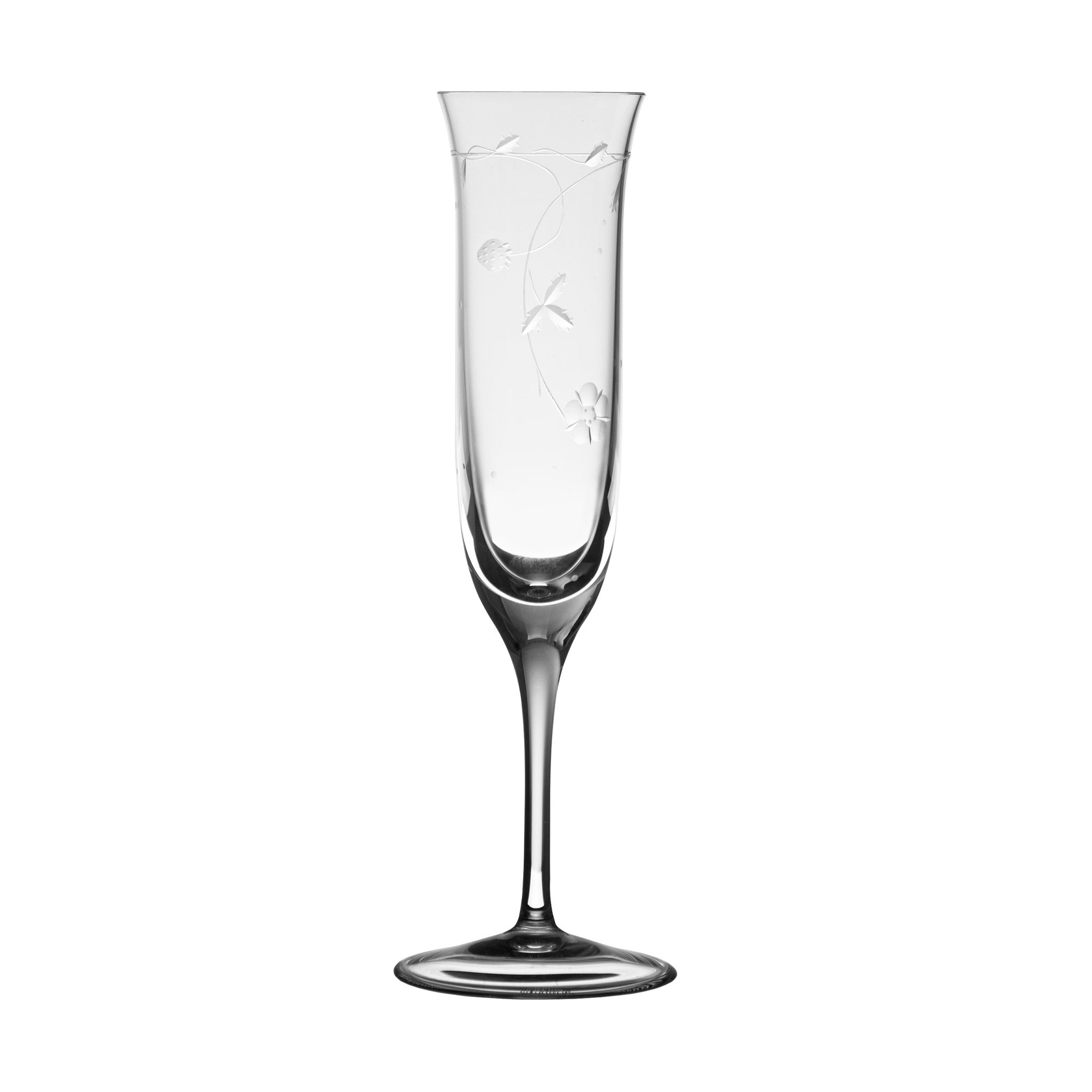 Wedgwood Wild Strawberry Champagne Flute